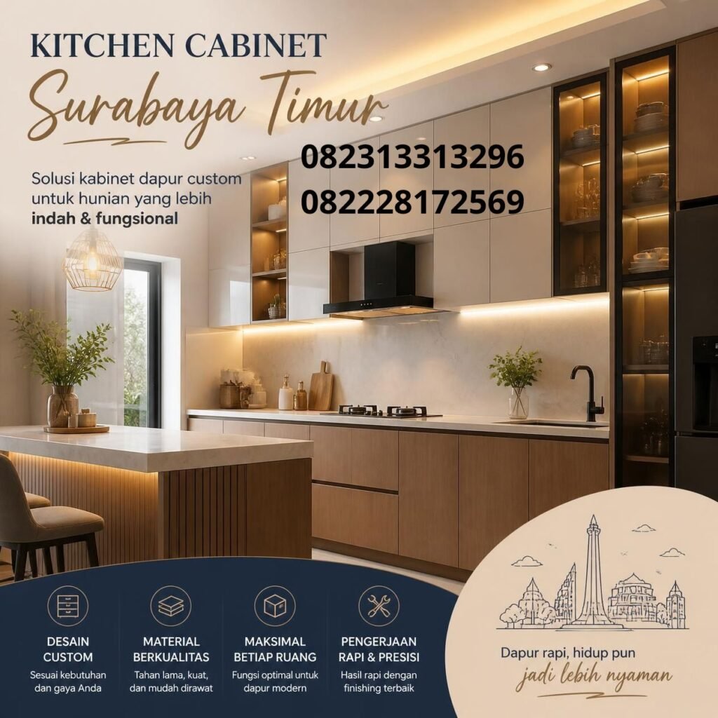 Kitchen Cabinet Custom Surabaya Timur