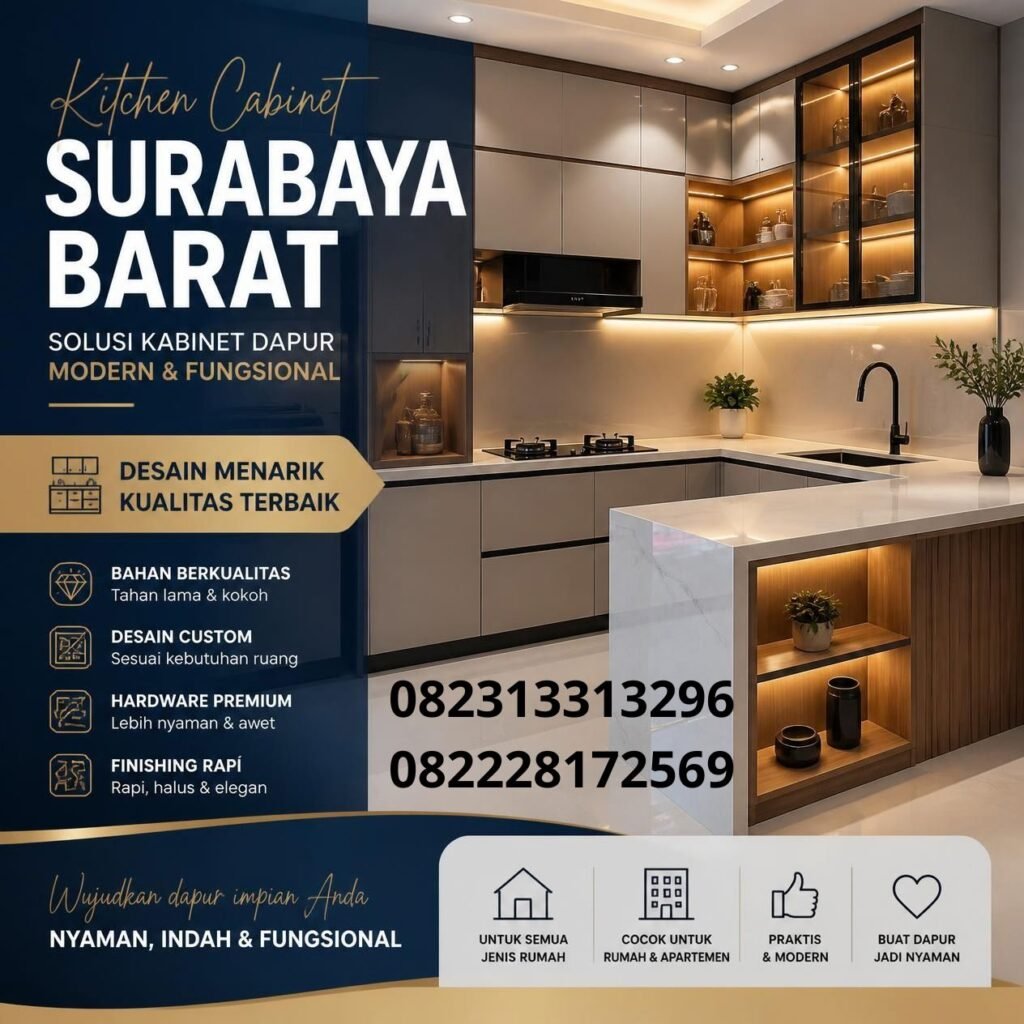 Kitchen Cabinet Minimalis Surabaya Barat