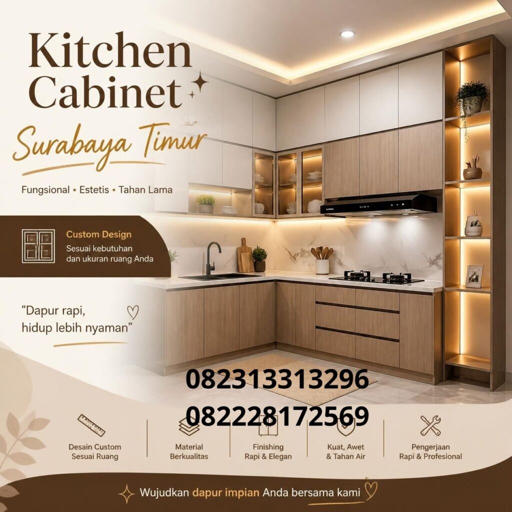 Kitchen Cabinet Minimalis Surabaya Timur