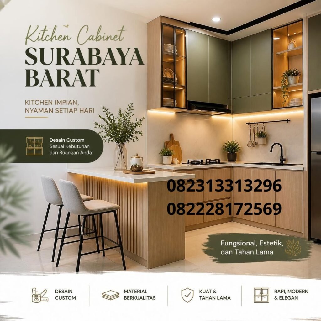 Kitchen Cabinet Modern Surabaya Barat
