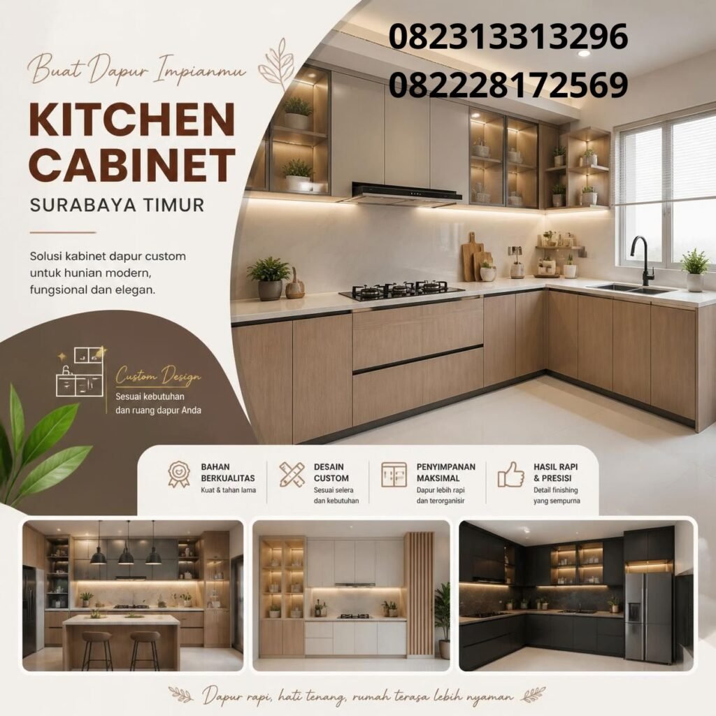 Kitchen Cabinet Modern Surabaya Timur