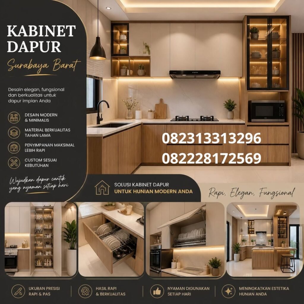 Kitchen cabinet Surabaya Barat (1)