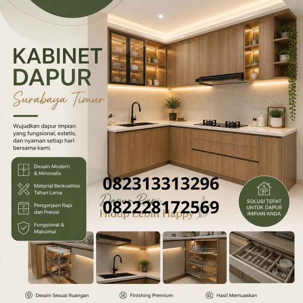 Kitchen cabinet Surabaya Timur (1)