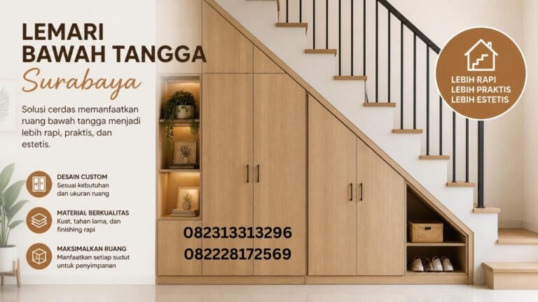 Lemari Bawah Tangga Surabaya