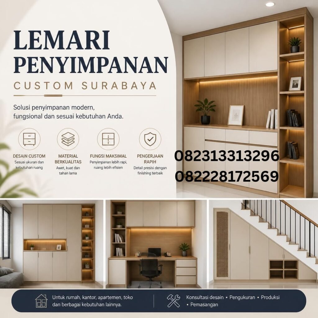 Lemari Custom Surabaya