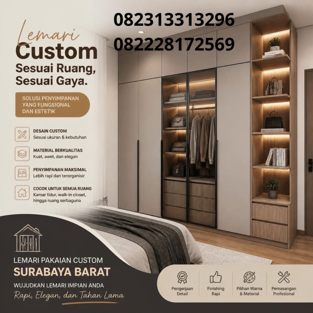 Lemari Custom Surabaya Barat