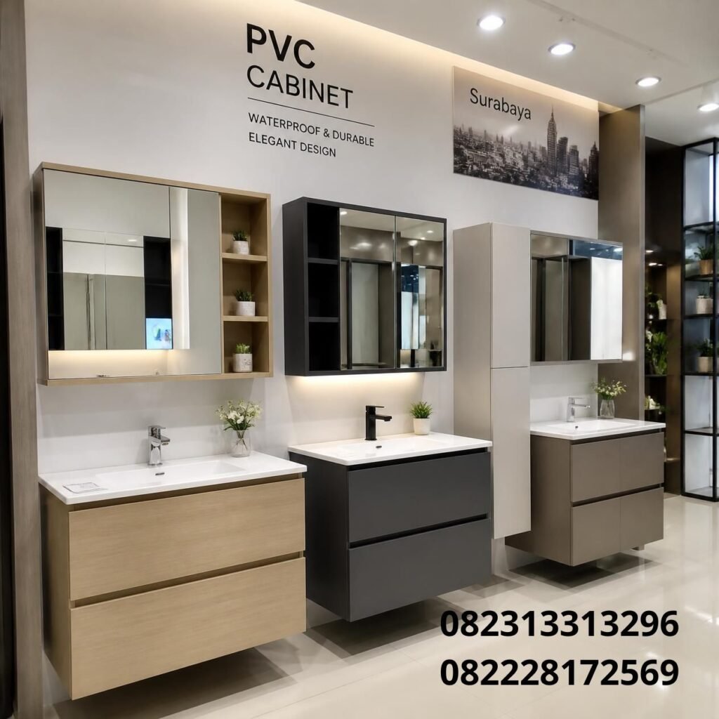 Lemari Kamar Mandi PVC Modern Surabaya