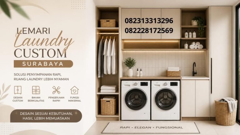 Lemari Laundry Custom Surabaya