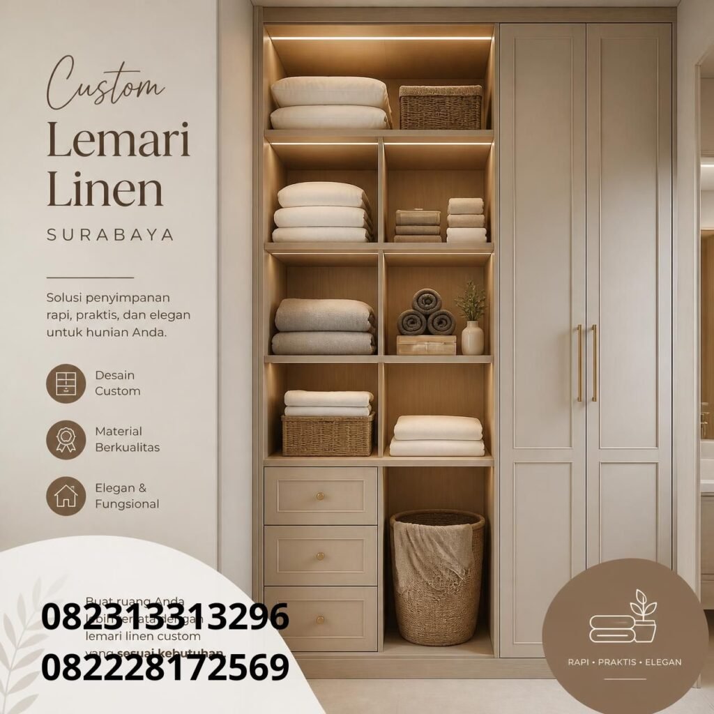Lemari Linen Custom