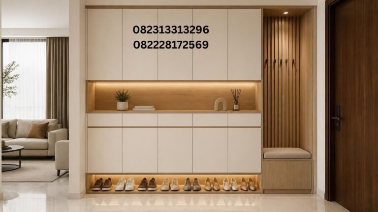 Shoe Cabinet Custom Surabaya