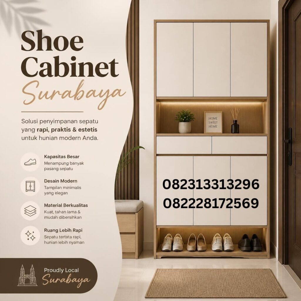 Shoe Cabinet Minimalis Surabaya