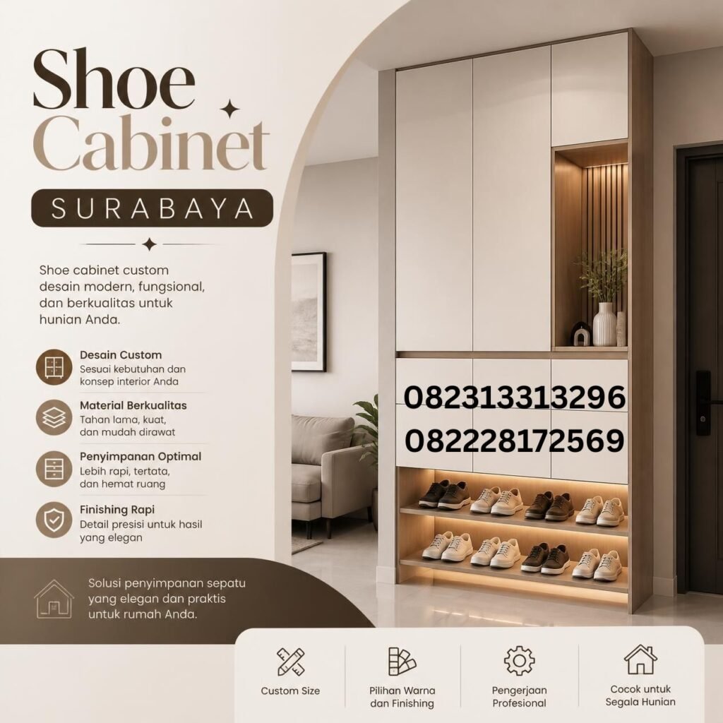 Shoe Cabinet Modern Surabaya