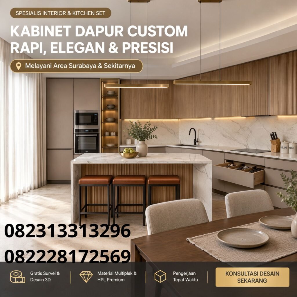 Custom kabinet dapur Surabaya (2)