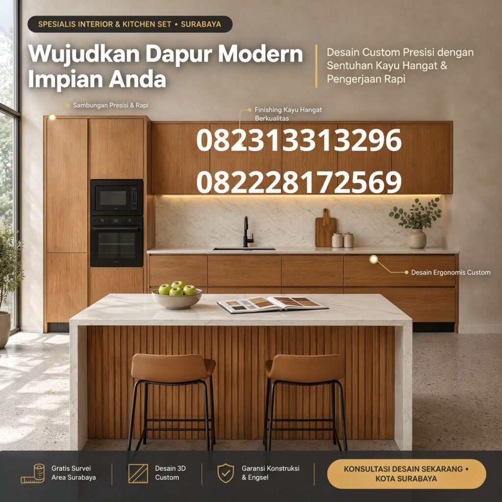 Custom kitchen cabinet Surabaya