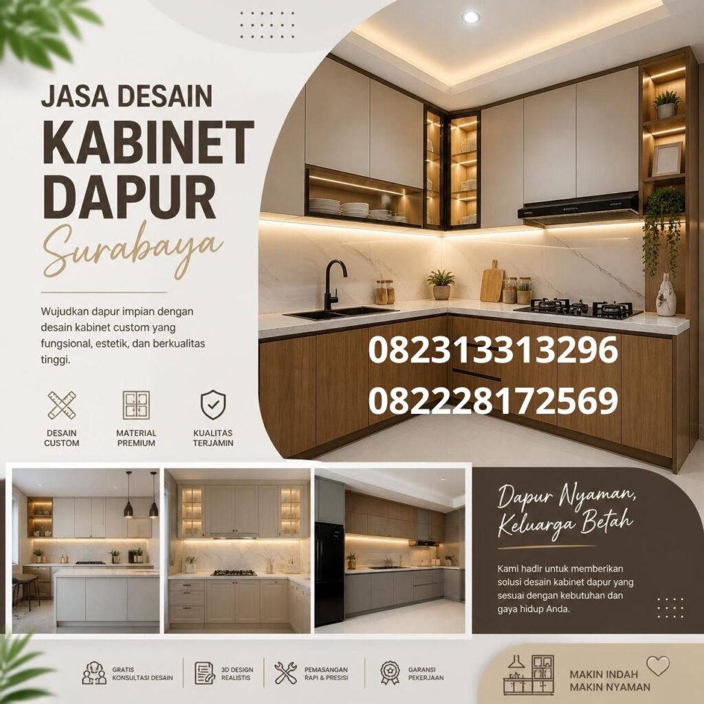 Desain Kabinet Dapur Surabaya