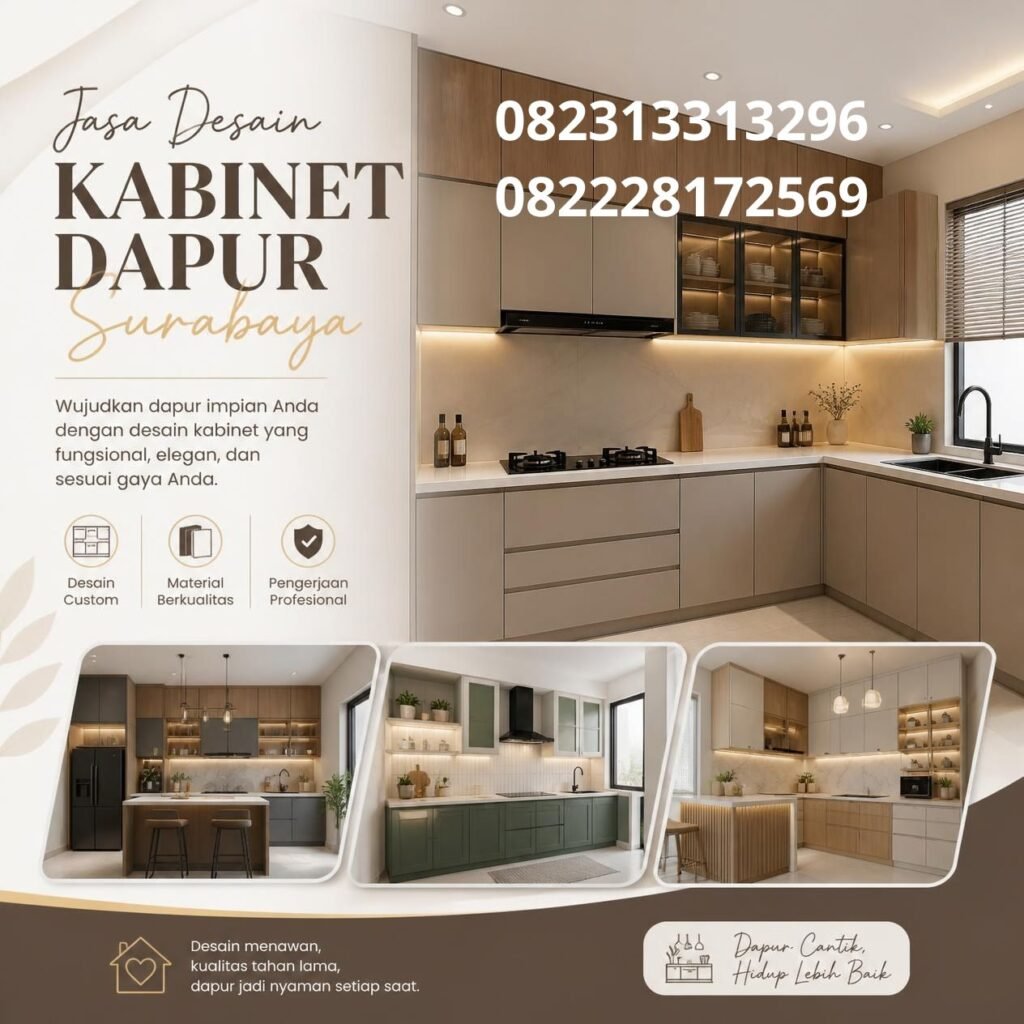Desain Kitchen Cabinet Surabaya