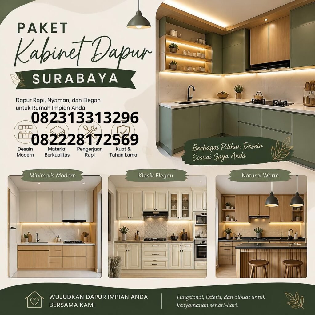 Harga Paket Kabinet Dapur Surabaya