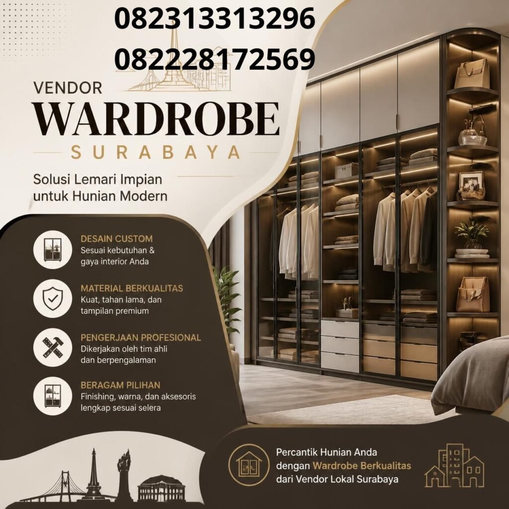 Jasa Pembuatan Wardrobe Surabaya (3)