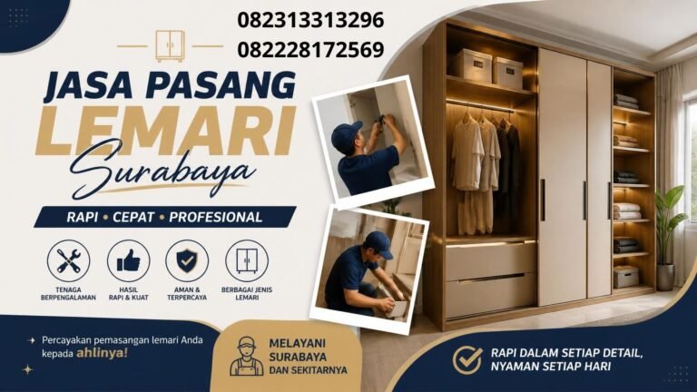 Jasa pasang lemari Surabaya