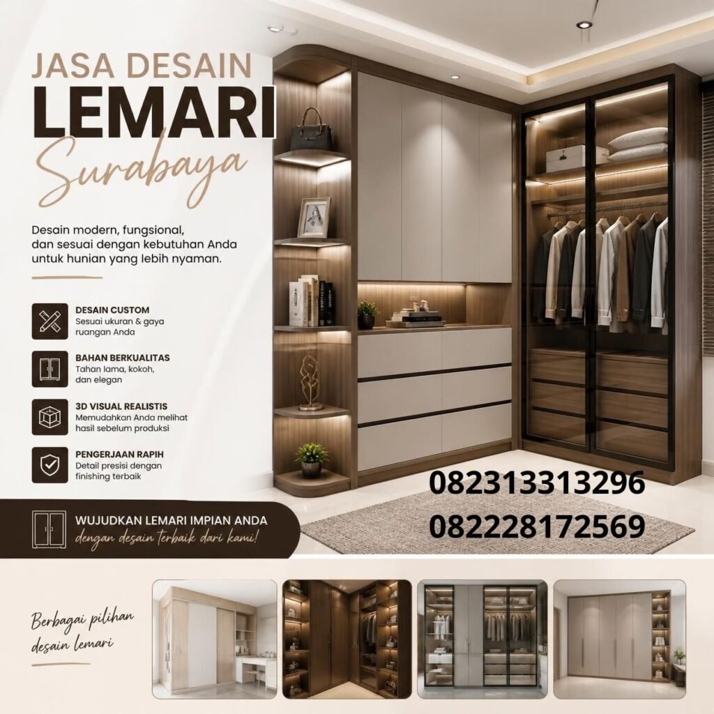 Jasa pembuatan lemari Surabaya