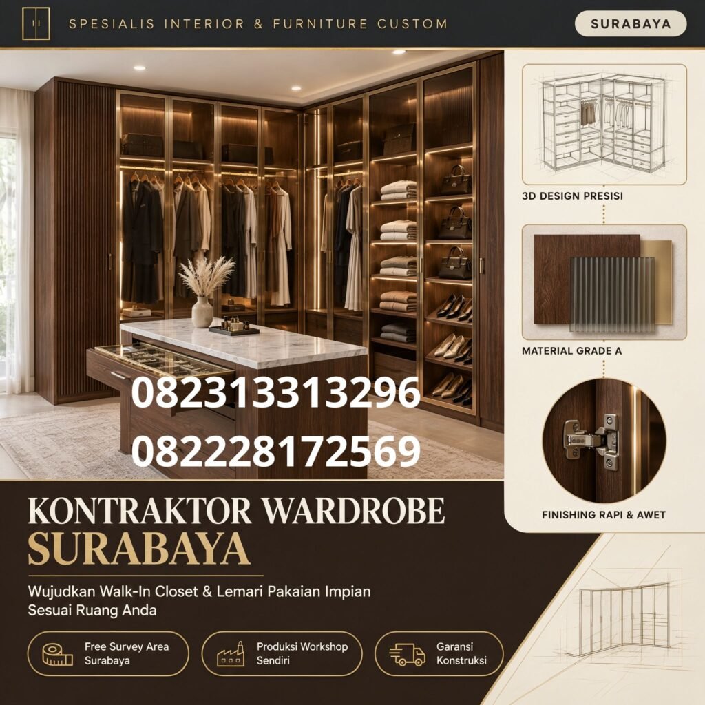Jasa pembuatan wardrobe Surabaya (4)