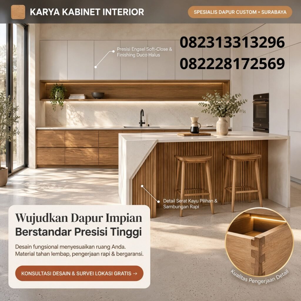 Kabinet dapur modern Surabaya (2)