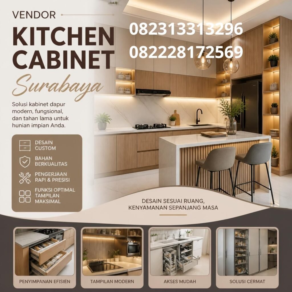 Kitchen set minimalis Surabaya (2)