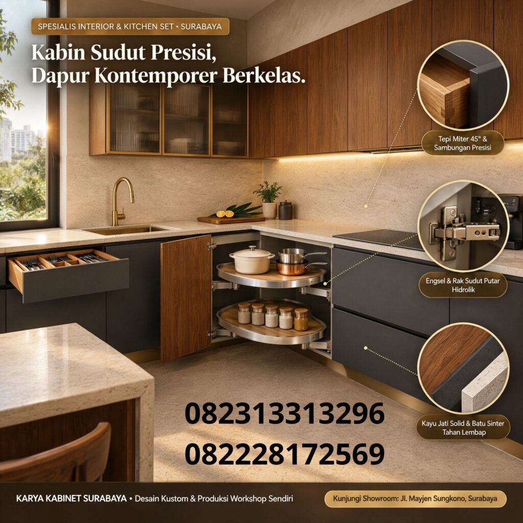 Kontraktor kitchen set Surabaya