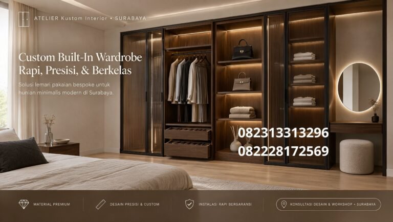 Kontraktor wardrobe Surabaya