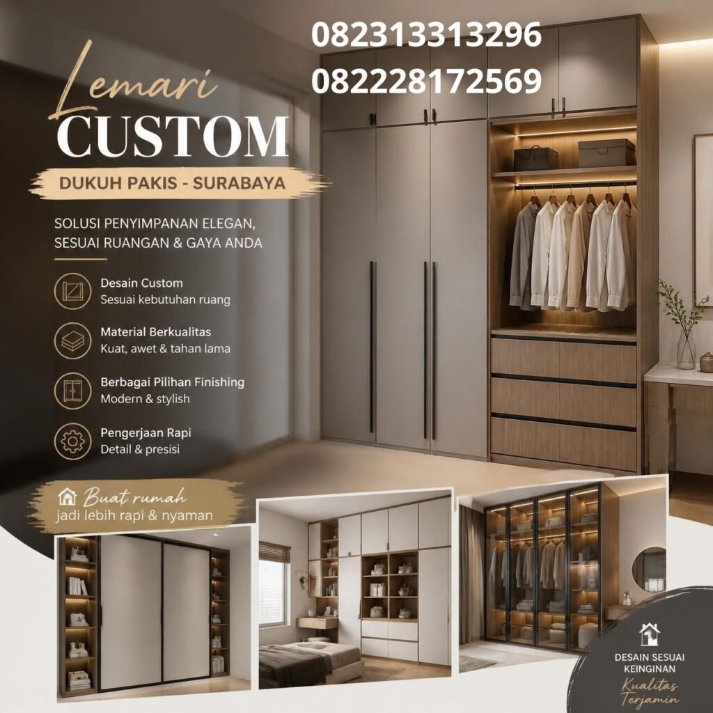 Lemari Custom Surabaya (1)