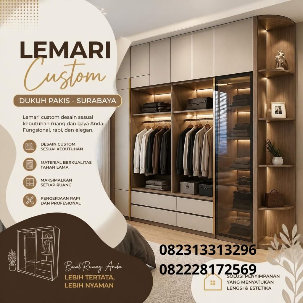 Lemari Minimalis Custom Citraland