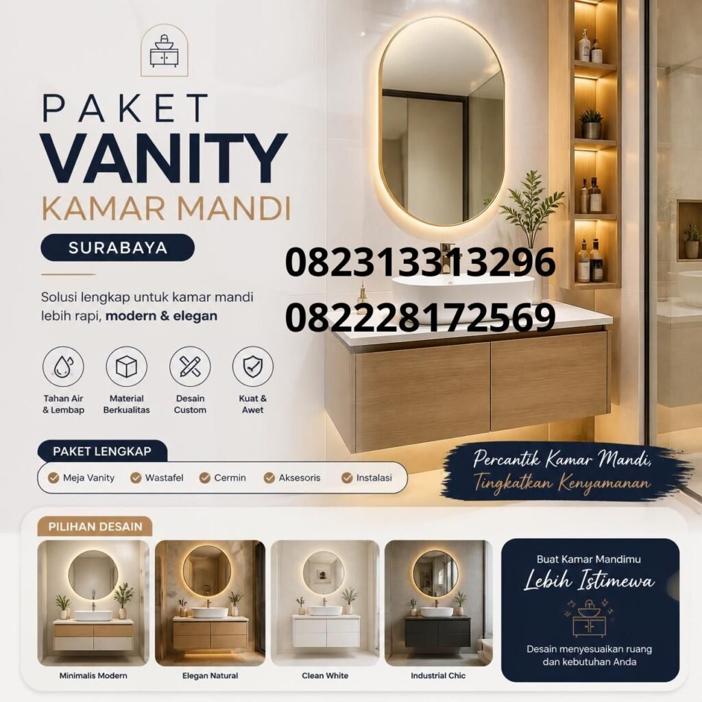 Lemari Vanity Kamar Mandi Surabaya (2)