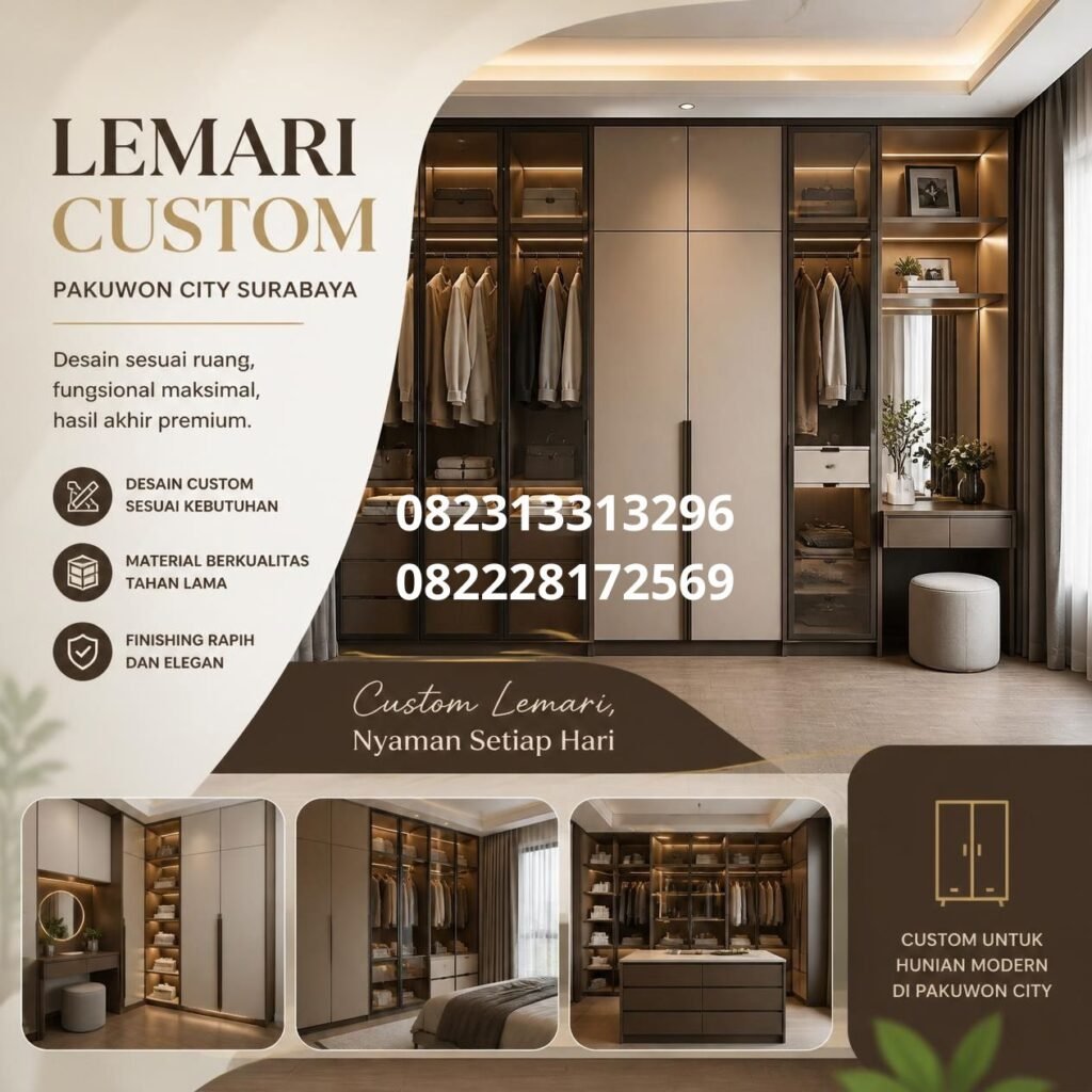 Lemari built in Pakuwon City
