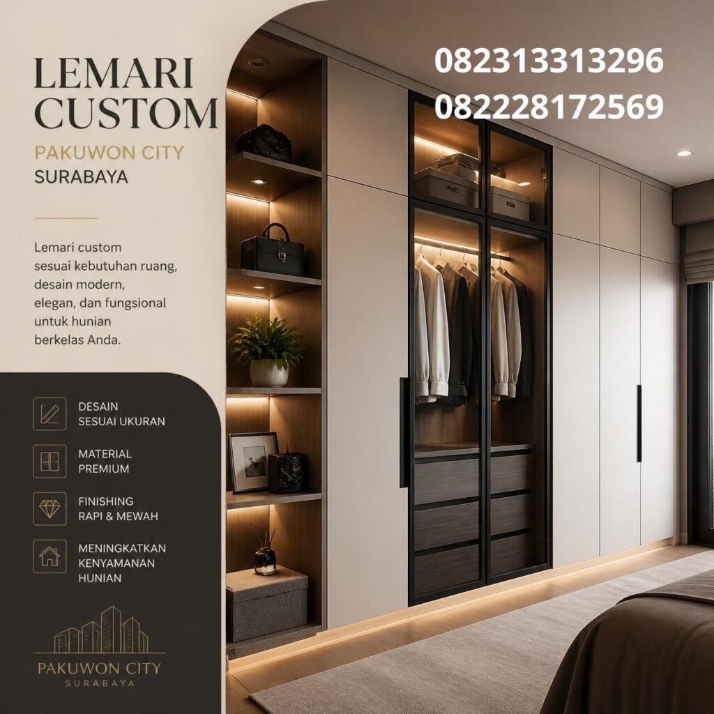 Lemari custom Surabaya (3)
