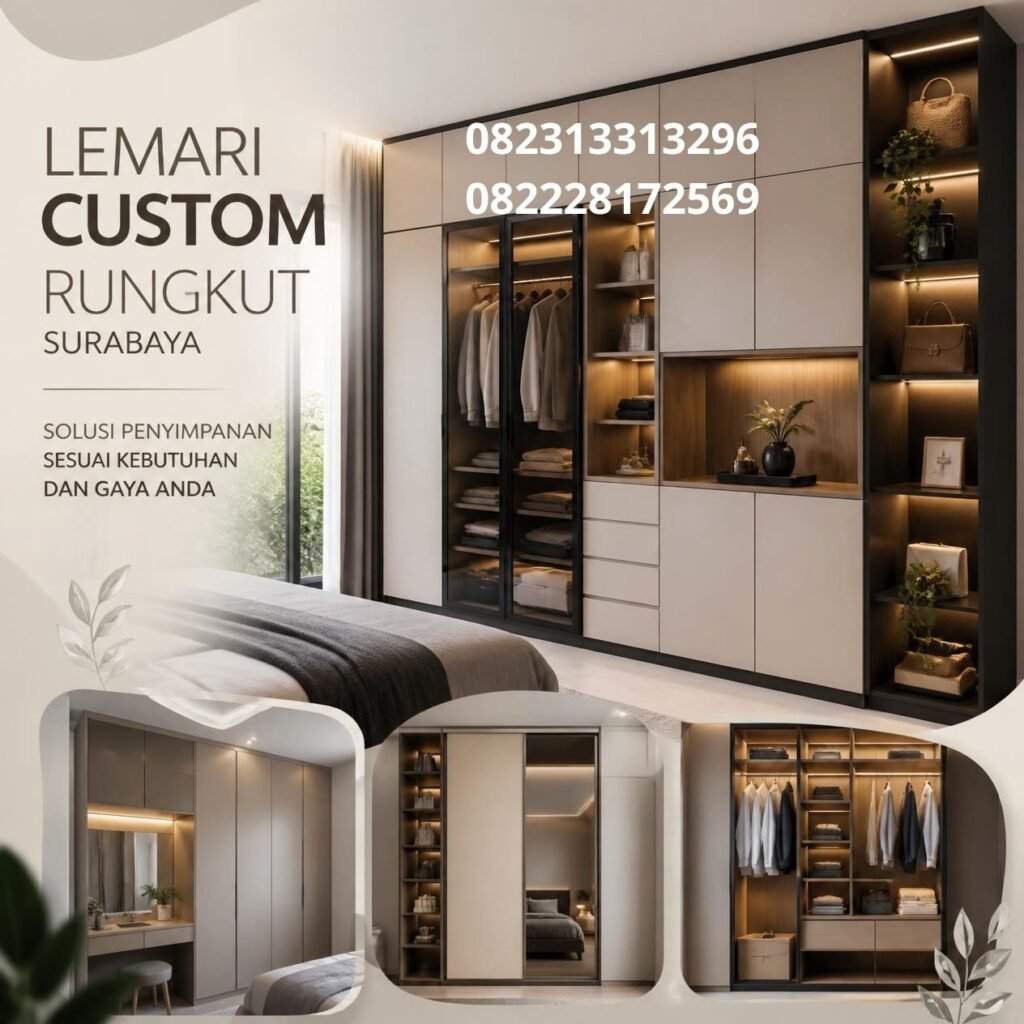 Lemari custom Surabaya (4)