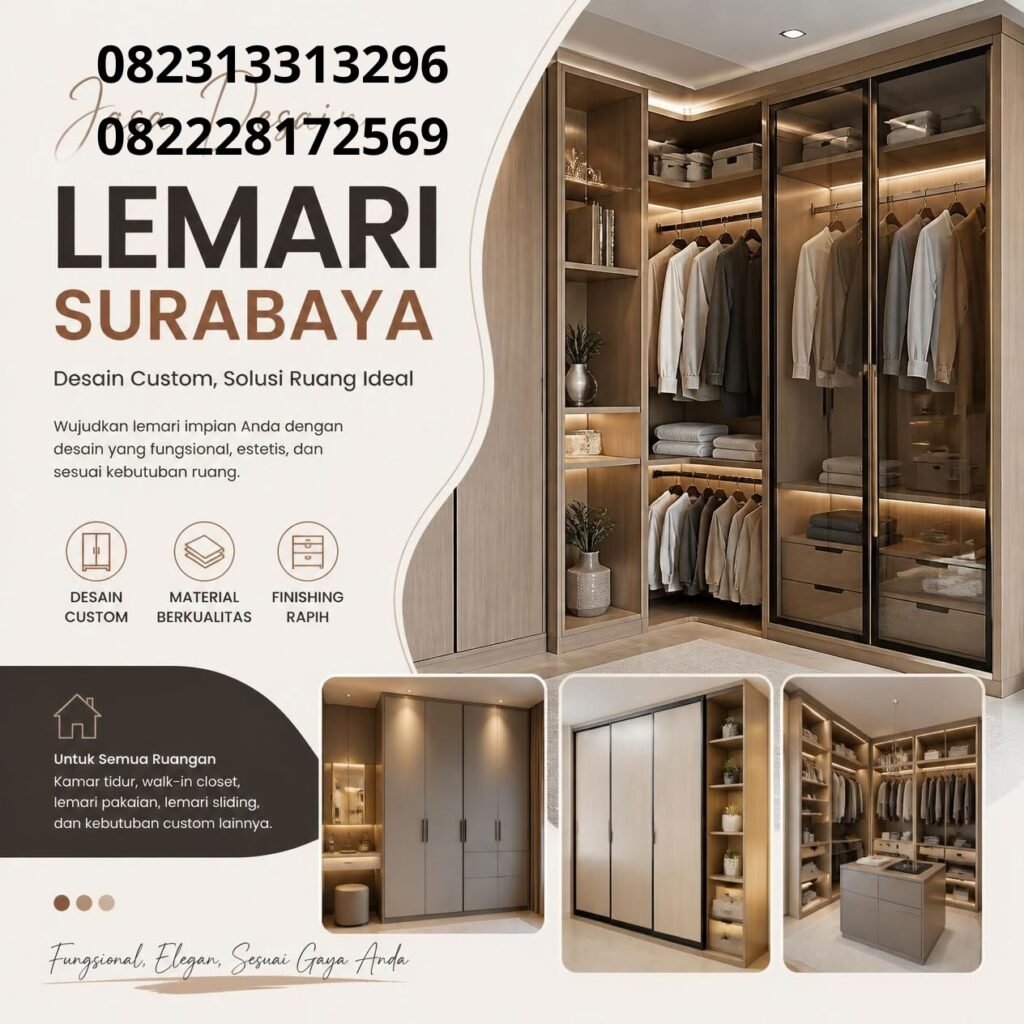 Lemari custom Surabaya (6)