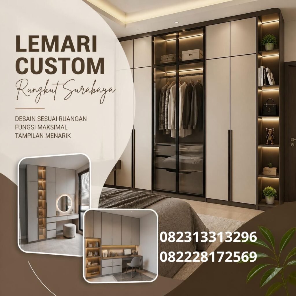 Lemari pakaian Rungkut Surabaya