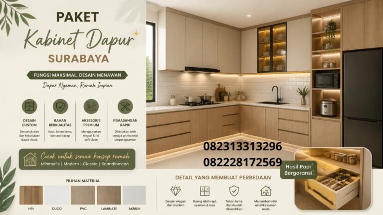 Paket Kabinet Dapur Surabaya
