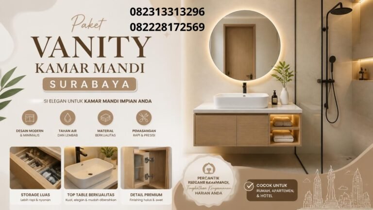 Paket Vanity Kamar Mandi Surabaya