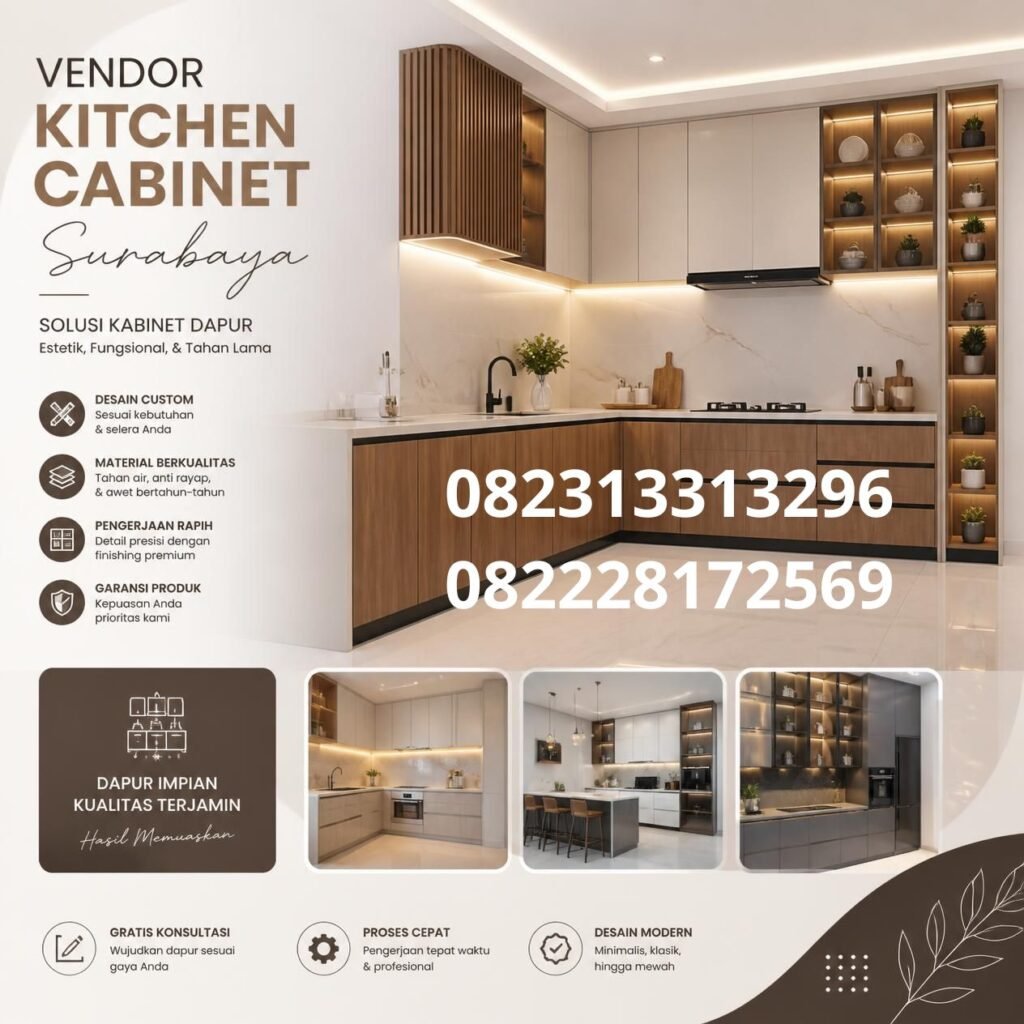 Produsen kitchen cabinet Surabaya