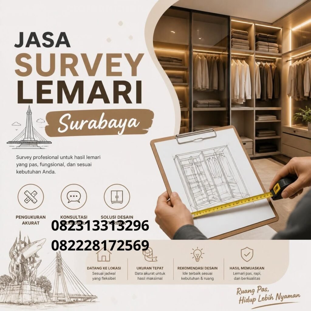 Survey lemari pakaian Surabaya