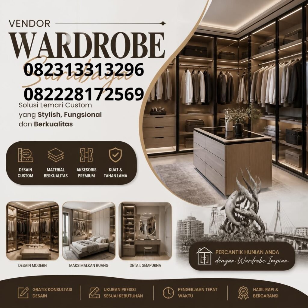 Wardrobe Minimalis Surabaya (1)